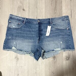 The Drop Denim Distressed Women Shorts - Size 35‎